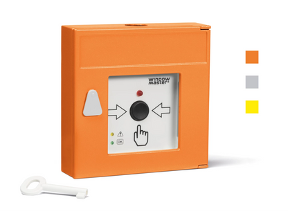 WSK 329 0005 02 - Break glass unit (primary) with audiable signal, metal housing